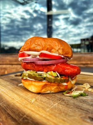 Buffalo Chicken Sandwich at Mission Burger Co in Austin