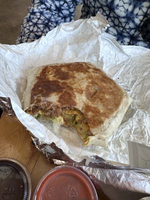 Crunch wrap   at Mission Burger Co in Austin