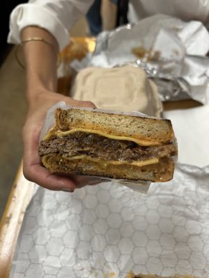Patty melt  at Mission Burger Co in Austin