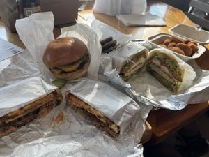   at Mission Burger Co in Austin