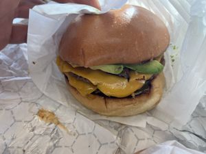   at Mission Burger Co in Austin