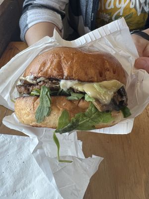   at Mission Burger Co in Austin