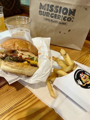   at Mission Burger Co in Austin