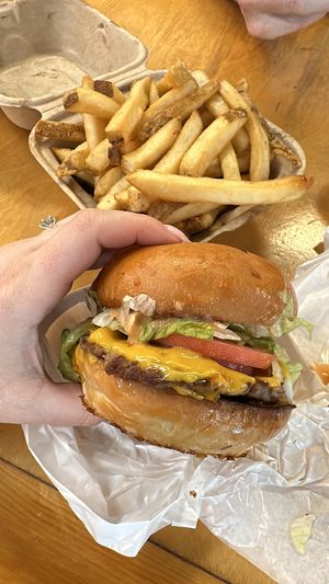 Jr Mission Burger & Fries  at Mission Burger Co in Austin