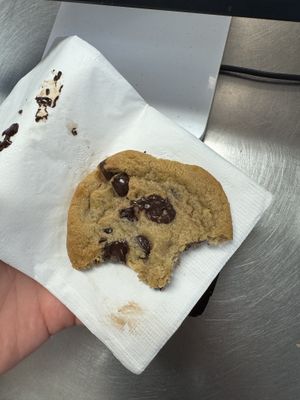 Chocolate chip cookie (phone didn’t eat first 🤭)   at Mission Burger Co in Austin