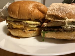   at Mission Burger Co in Austin