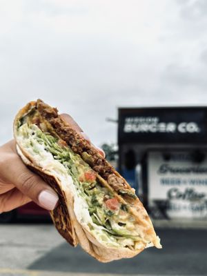   at Mission Burger Co in Austin