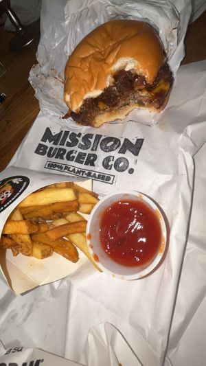   at Mission Burger Co in Austin