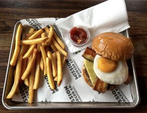   at Mission Burger Co in Austin