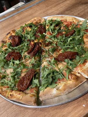 Arugula pizza 🌱 🍕   at Cuca Libre in Long Branch