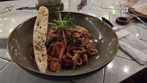 Spaghetti All'Arriabata at Hause Rooftop Kitchen in Jakarta
