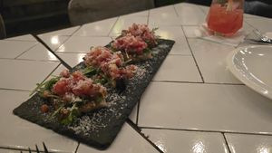 Bruschetta at Hause Rooftop Kitchen in Jakarta