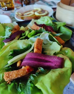 Tofu salad wraps at Lulu's in Helsinki