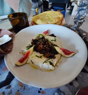 Eggplant dip at Lulu's in Helsinki