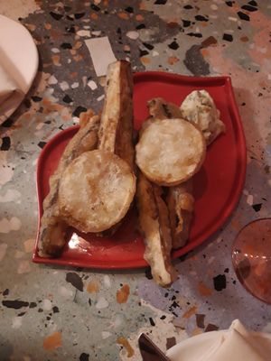 Tempura veggies at Lulu's in Helsinki