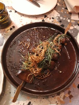 Marinated mushrooms at Lulu's in Helsinki