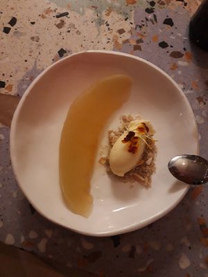 Melon dessert at Lulu's in Helsinki