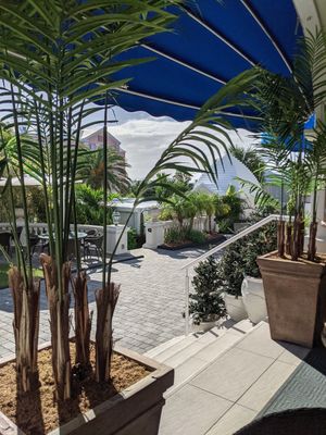 View from the patio at Huckleberry in Hamilton