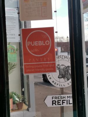 Pantry sign at PUEBLO in Basingstoke