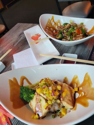 Tofu & Yakisoba at Misaki in Hamilton