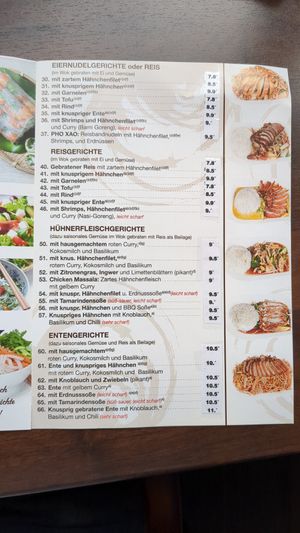 Menu Page 3 at Asia Com Bui in Frankfurt