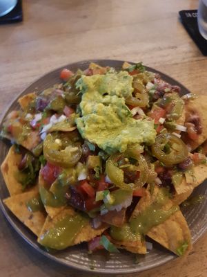 Vegan Nachos at La Cocina Mexicana in Abang