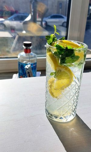 Classic homemade lemonade  at Dom in Gyumri