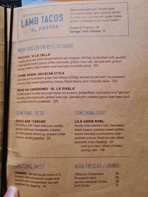 Lila grain bowl can be done vegan. at Lila Wood-Fired Taqueria in Dubai