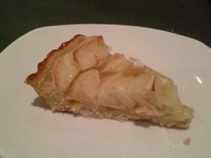 apple tart at Ops Cucina Mediterranea in Rome