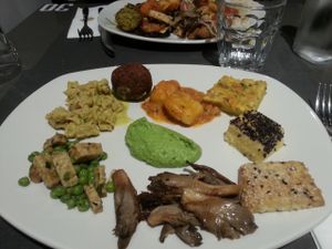 Amazing vegan dinner on wednesday! at Ops Cucina Mediterranea in Rome