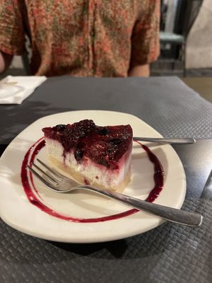 Cheesecake  at Ops Cucina Mediterranea in Rome