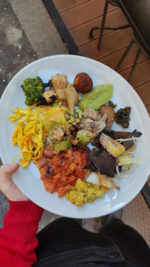 Lunch buffetl at Ops Cucina Mediterranea in Rome