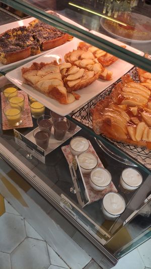 Lunch desserts at Ops Cucina Mediterranea in Rome