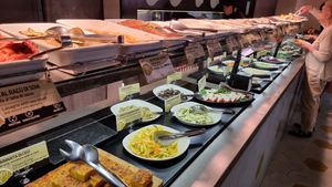 Buffet at Ops Cucina Mediterranea in Rome