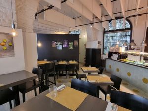 Interior at Ops Cucina Mediterranea in Rome