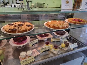 Pies,and desserts at Ops Cucina Mediterranea in Rome