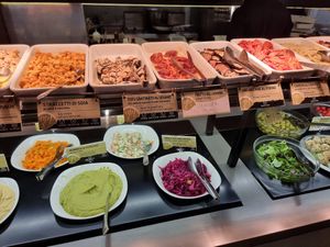 Buffet at Ops Cucina Mediterranea in Rome