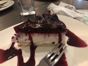 Cheese cake  at Ops Cucina Mediterranea in Rome