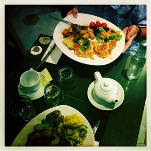 Huge variety on the buffet  at Ops Cucina Mediterranea in Rome