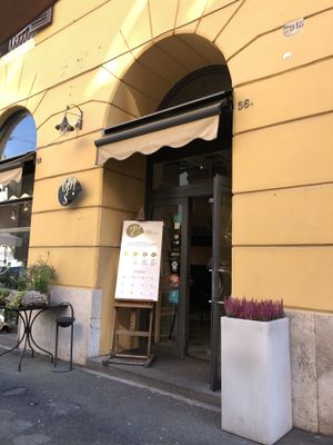 From outside at Ops Cucina Mediterranea in Rome