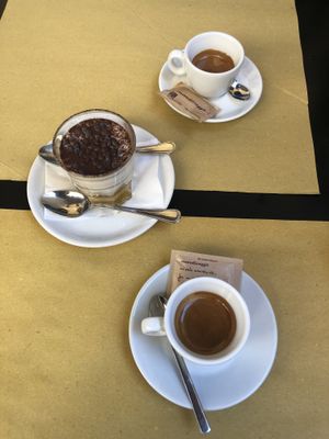 Tiramisu  at Ops Cucina Mediterranea in Rome