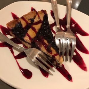 Blueberry pie  at Ops Cucina Mediterranea in Rome
