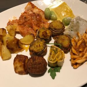 Buffet dinner  at Ops Cucina Mediterranea in Rome