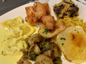 meal time at Ops Cucina Mediterranea in Rome