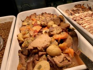 tofu dish at Ops Cucina Mediterranea in Rome