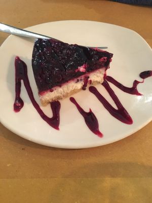 Vegan cheesecake (AMAZING!!!) at Ops Cucina Mediterranea in Rome