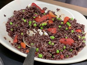 lentil (?) salad at Ops Cucina Mediterranea in Rome