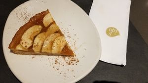 Fruit tart at Ops Cucina Mediterranea in Rome