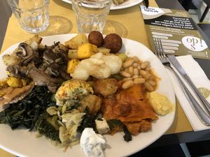 The 2,2 lbs plate !!! at Ops Cucina Mediterranea in Rome