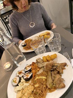 Saturday donne, it was so good that also my onnivore mum appreciated it. at Ops Cucina Mediterranea in Rome